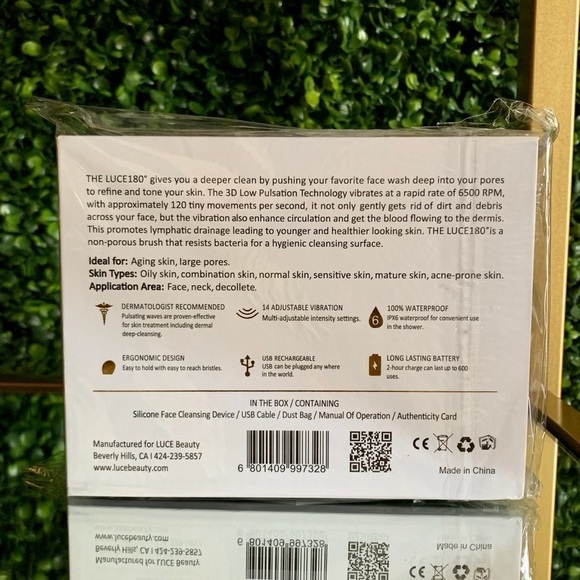 Luce180 Facial Cleansing & Anti Aging Device Black USB Chargeable | NEW | Luce - Picture 9 of 10